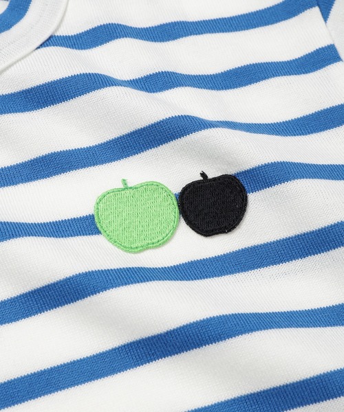 THE BEATLES COMME des GARCONS(ザ ビートルズ コムデギャルソン)の「THE BEATLES 「BORDER」LONG SLEEVE TEE(Tシャツ/カットソー・メンズ・ホワイト×イエロー/ホワイト×グリーン/ホワイト×ブルー・XL/L/M/S/XS/XXL)」の7枚目の写真