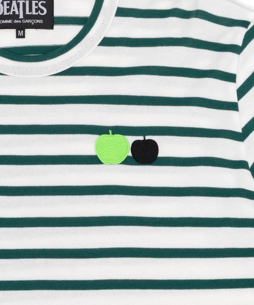 THE BEATLES COMME des GARCONS（ザ ビートルズ コムデギャルソン）の「THE BEATLES 「BORDER」LONG SLEEVE TEE（Tシャツ/カットソー・メンズ・ホワイト×イエロー/ホワイト×グリーン/ホワイト×ブルー・XL/L/M/S/XS）」の4枚目の写真