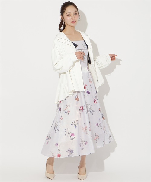 WILLSELECTION(ウィルセレクション)の「ドロストペプラムフードブルゾン(ブルゾン・レディース・ブラック/ベージュ/オフホワイト・FREE)」の11枚目の写真