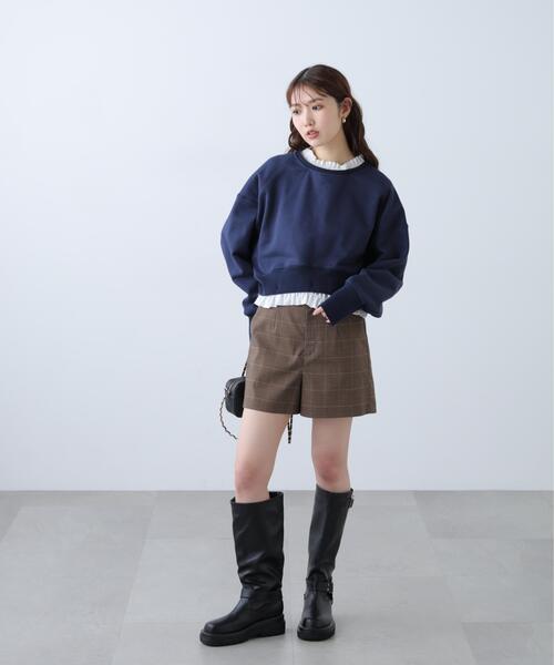 FREE'S MART（フリーズマート）の「【MFM】フリルドッキングスウェット（Tシャツ/カットソー・レディース・ホワイト系その他/ネイビー・FREE）」の20枚目の写真