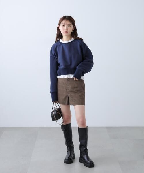 FREE'S MART（フリーズマート）の「【MFM】フリルドッキングスウェット（Tシャツ/カットソー・レディース・ホワイト系その他/ネイビー・FREE）」の21枚目の写真