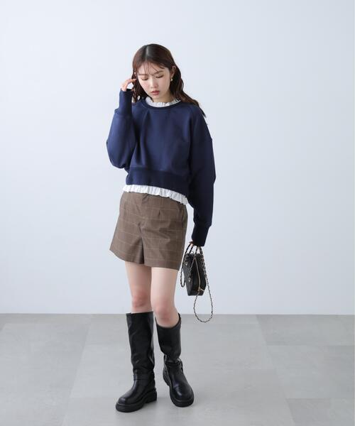 FREE'S MART（フリーズマート）の「【MFM】フリルドッキングスウェット（Tシャツ/カットソー・レディース・ホワイト系その他/ネイビー・FREE）」の22枚目の写真