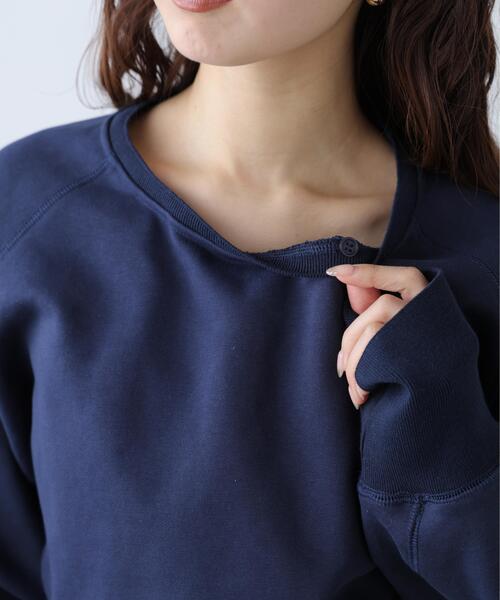 FREE'S MART（フリーズマート）の「【MFM】フリルドッキングスウェット（Tシャツ/カットソー・レディース・ホワイト系その他/ネイビー・FREE）」の5枚目の写真