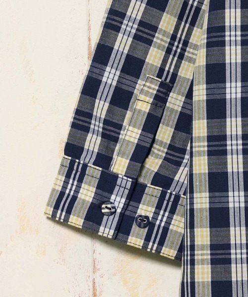 Bleu Bleuet(ブルーブルーエ)の「シャツワンピース(ワンピース・レディース・ブラック/ネイビー/ブルー・ML)」の5枚目の写真