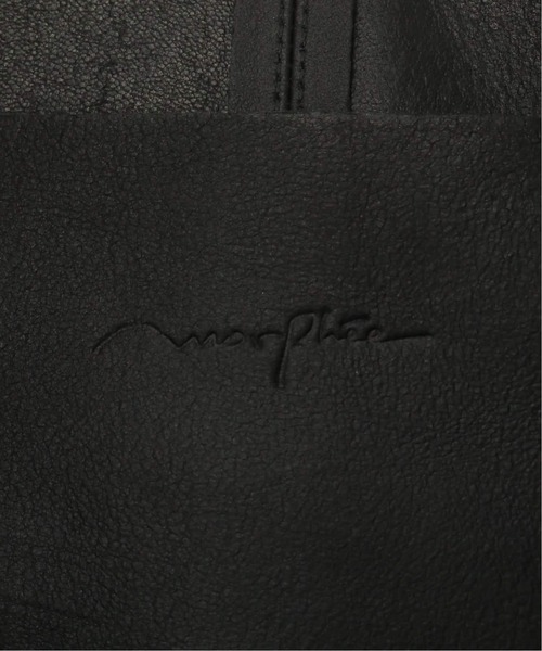 Morphee（モルフェ）の「MORPHEE(モルフェ) SQUARE SHOULDER ナッパレザー（ショルダーバッグ・メンズ・ブラック・FREE）」の4枚目の写真
