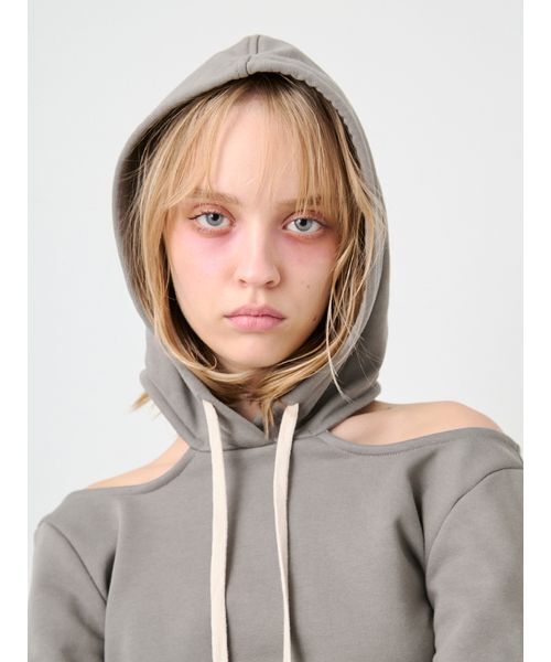 SORIN（ソリン　）の「Back Open Slim Hoodie/バックオープンスリムフーディー（パーカー・レディース・オフホワイト/カーキ/ブラック・38）」の13枚目の写真