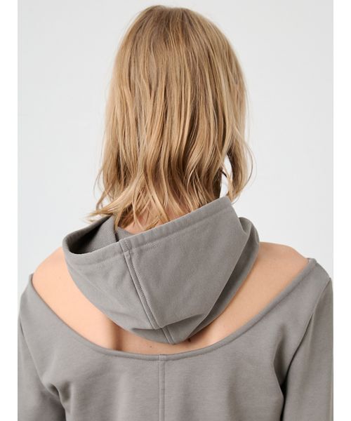 SORIN（ソリン　）の「Back Open Slim Hoodie/バックオープンスリムフーディー（パーカー・レディース・オフホワイト/カーキ/ブラック・38）」の14枚目の写真