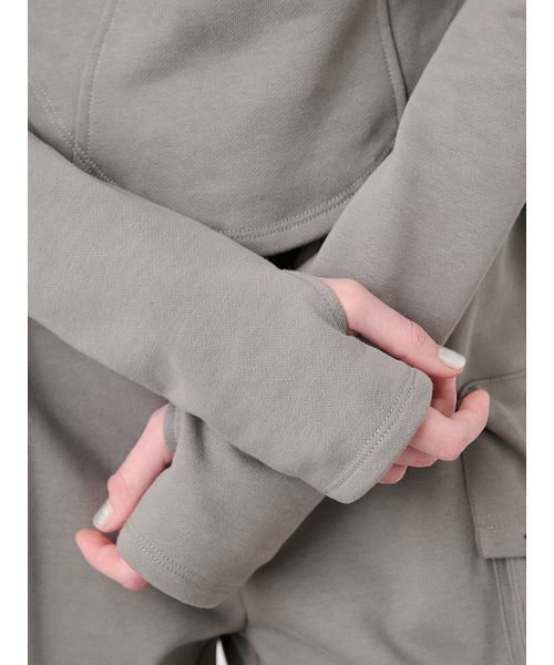 SORIN（ソリン　）の「Back Open Slim Hoodie/バックオープンスリムフーディー（パーカー・レディース・オフホワイト/カーキ/ブラック・38）」の17枚目の写真