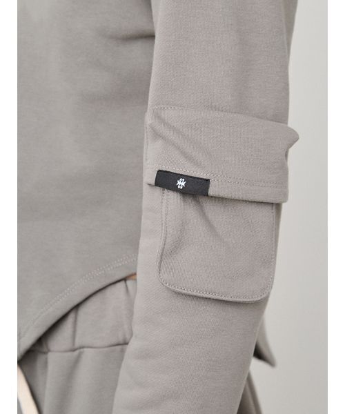 SORIN（ソリン　）の「Back Open Slim Hoodie/バックオープンスリムフーディー（パーカー・レディース・オフホワイト/カーキ/ブラック・38）」の18枚目の写真