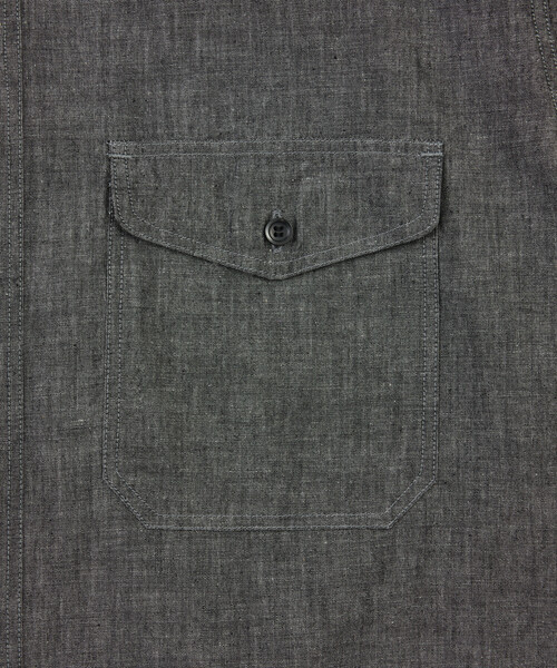 FILSON(フィルソン)の「FILSON/フィルソン 【Japan Exclusive】Chambray Work Shirt Black Pigment Produced by 金子恵治(シャツ/ブラウス・メンズ・ブラック・X-LARGE/LARGE/MEDIUM/SMALL)」の4枚目の写真