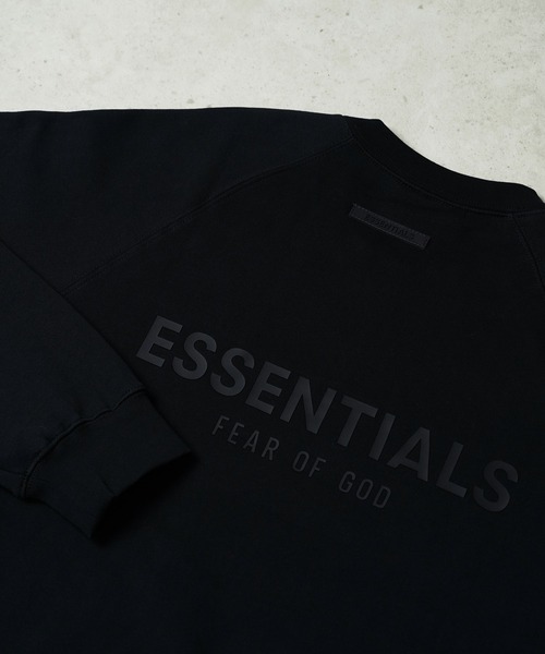 FOG ESSENTIALS(エフオージーエッセンシャルズ)の「"08"≪FOG ESSENTIALS≫裏起毛 スウェット バックロゴ プルオーバー トレーナー(スウェット・メンズ・ブラック・M/L/XL)」の1枚目の写真