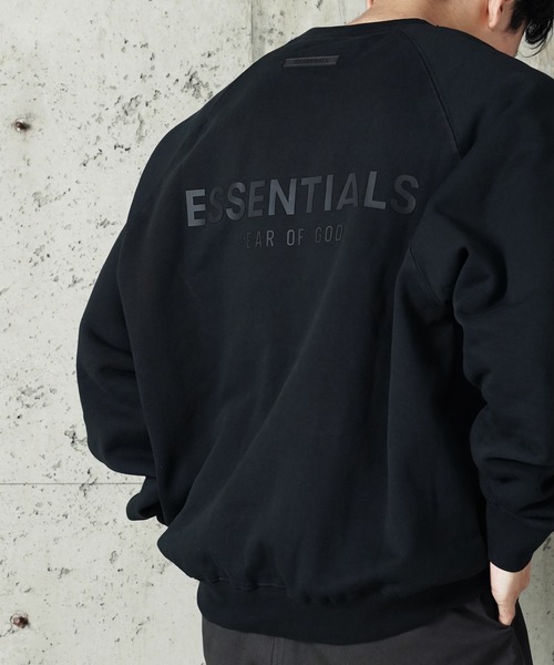 FOG ESSENTIALS(エフオージーエッセンシャルズ)の「"08"≪FOG ESSENTIALS≫裏起毛 スウェット バックロゴ プルオーバー トレーナー(スウェット・メンズ・ブラック・M/L/XL)」の5枚目の写真