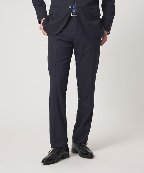 【NAVY】ブッチャー ノープリーツ スラックス-セットアップ対応-<A DAY IN THE LIFE> セール】ブッチャー ノープリーツ スラックス-セットアップ対応-＜A