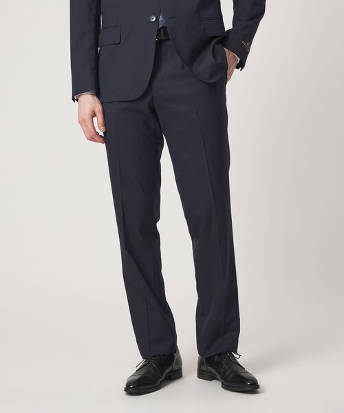 A DAY IN THE LIFE UNITED ARROWS(アデイインザライフユナイテッドアローズ)の「ブッチャー ノープリーツ スラックス-セットアップ対応-<A DAY IN THE LIFE>(スラックス・メンズ・ロイヤルブルー/ネイビー・M/L/S/XL)」の3枚目の写真
