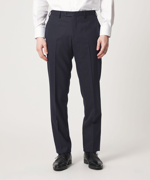 A DAY IN THE LIFE UNITED ARROWS(アデイインザライフユナイテッドアローズ)の「ブッチャー ノープリーツ スラックス-セットアップ対応-<A DAY IN THE LIFE>(スラックス・メンズ・ロイヤルブルー/ネイビー・M/L/S/XL)」の4枚目の写真