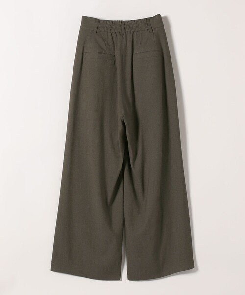SHIPS any(シップス エニィ)の「SHIPS any:〈洗濯機可能〉リネンミックス 2タック テーパード パンツ(その他パンツ・レディース・クリーム/ダークオリーブ・38/36)」の18枚目の写真