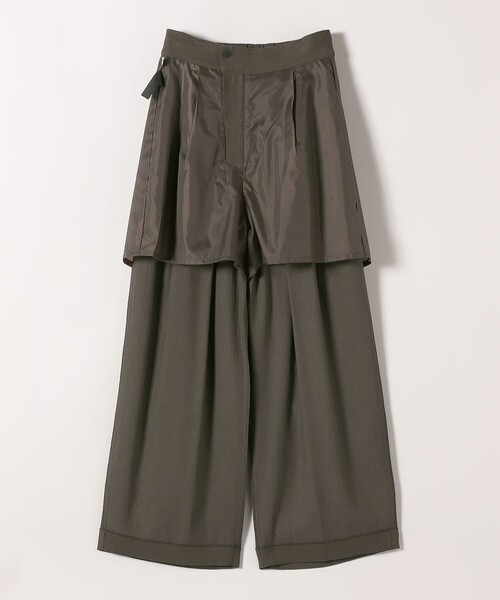 SHIPS any(シップス エニィ)の「SHIPS any:〈洗濯機可能〉リネンミックス 2タック テーパード パンツ(その他パンツ・レディース・クリーム/ダークオリーブ・38/36)」の20枚目の写真