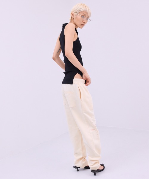 THINGS THAT MATTER（シングス ザット マター）の「CHAOS PRINT SWEAT PANTS / カオス プリント スウェット パンツ/ZOZOTOWN限定商品（スウェットパンツ・レディース・クリーム/グレー/ブラック・FREE）」の10枚目の写真