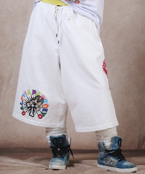 GALFY(ガルフィー)の「GALFY-おしゃぶりワンワンカラフルロゴショーツ(その他パンツ・メンズ・ブラック/ホワイト・XL/L)」の14枚目の写真