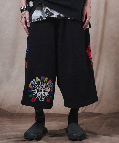 GALFY(ガルフィー)の「GALFY-おしゃぶりワンワンカラフルロゴショーツ(その他パンツ・メンズ・ブラック/ホワイト・XL/L)」の21枚目の写真