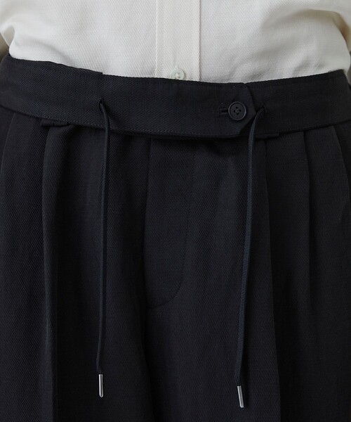 UNITED TOKYO(ユナイテッドトウキョウ)の「VINTAGE SILK LINEN 3タックスラックス(その他パンツ・メンズ・グレイッシュベージュ/ブラック・2/1)」の15枚目の写真