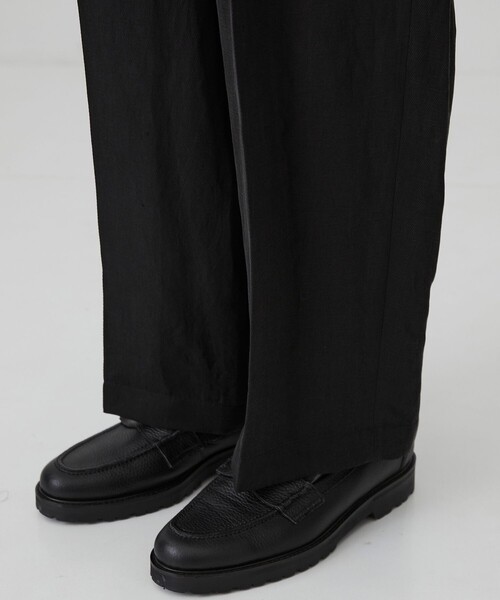 UNITED TOKYO(ユナイテッドトウキョウ)の「VINTAGE SILK LINEN 3タックスラックス(その他パンツ・メンズ・グレイッシュベージュ/ブラック・2/1)」の18枚目の写真