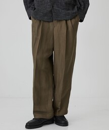 UNITED TOKYO | VINTAGE SILK LINEN 3タックスラックス(その他パンツ)
