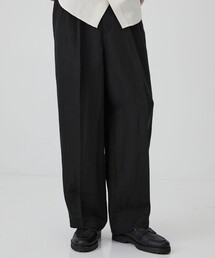 【残りわずか】VINTAGE SILK LINEN 3タックスラックス
