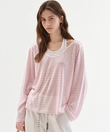 Fano Studios | フェイクレイヤード ホルターネック風 トップス FC26S085【Fano Studios】【2026SS】(Tシャツ/カットソー)