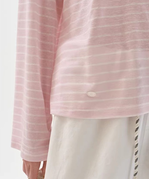 Fano Studios（ファノ ストゥディオズ）の「フェイクレイヤード ホルターネック風 トップス FC26S085【Fano Studios】【2026SS】（Tシャツ/カットソー・レディース・ピンク・S/M/L）」の10枚目の写真