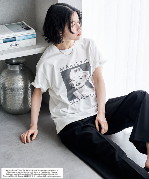 セール】マリリン・モンローCLOSE SHOT プリントTシャツ（Tシャツ