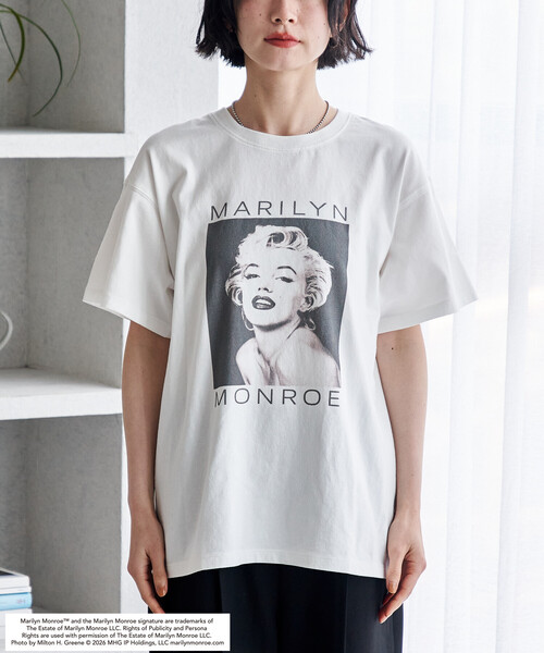 セール】マリリン・モンローCLOSE SHOT プリントTシャツ（Tシャツ