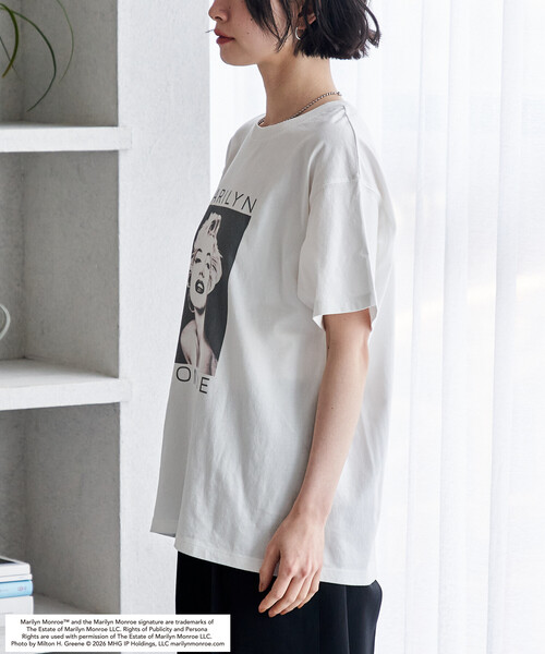 セール】マリリン・モンローCLOSE SHOT プリントTシャツ（Tシャツ