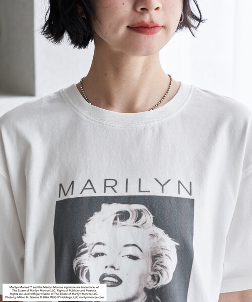 セール】マリリン・モンローCLOSE SHOT プリントTシャツ（Tシャツ