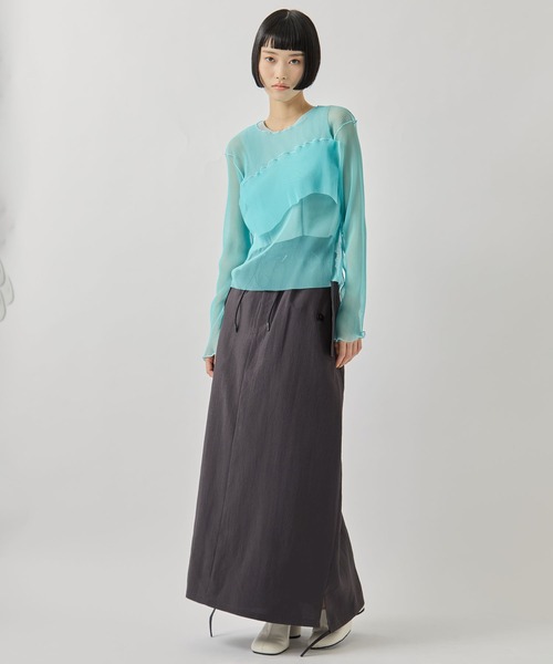 kotohayokozawa/コトハヨコザワ】GHOST TODO TOP *LONGSLEEVE +INNER