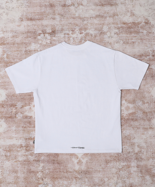 AREUBAN（アルバン）の「エッセンシャルクロップ半袖Tシャツ_ホワイト（Tシャツ/カットソー・メンズ・ホワイト・2/3）」の3枚目の写真