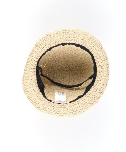 BRANSHES（ブランシェス）の「リボンペーパーハット（ハット・キッズ・アイボリー/キャメル・52cm/54cm/50cm/56cm）」の7枚目の写真