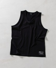 日*1様 d.i.a. ビーズ付き タンクトップ 黒 BENDER TOKYO タンクトップ クラッシュ ダメージ加工 ロング丈