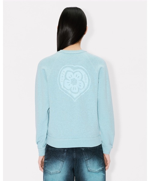 KENZO(ケンゾー)の「'KENZO Boke Heart' エンブロイダリー スウェット イン コットン(スウェット・レディース・ブルー系その他・SMALL/MEDIUM)」の3枚目の写真