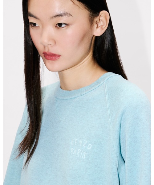 KENZO(ケンゾー)の「'KENZO Boke Heart' エンブロイダリー スウェット イン コットン(スウェット・レディース・ブルー系その他・SMALL/MEDIUM)」の4枚目の写真