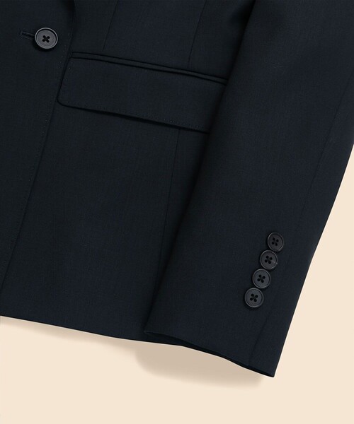 BROOKS BROTHERS(ブルックスブラザーズ)の「Brooks Brothers Explorer ウール ダブル4ボタンジャケット(テーラードジャケット・レディース・ネイビー・0/2/4/6)」の4枚目の写真