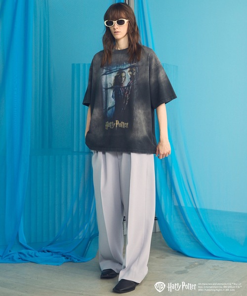 MAISON SPECIAL(メゾンスペシャル)の「《UNISEX》Wooly Mesh One-tuck Prime-Wide Tapered Slacks/ウーリーメッシュワンタックプライムワイドテーパードスラックス【MAISON SPECIAL/メゾンスペシャル】■セットアップ対応■(スラックス・メンズ・ラベンダー/チャコールグレー/ブラック・2/1/0)」の14枚目の写真