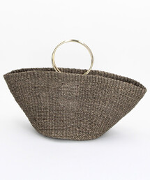 COTTO（コトゥー）の「限定展開 COTTO/コット サークル ハンドル カゴ バッグ（かごバッグ）」