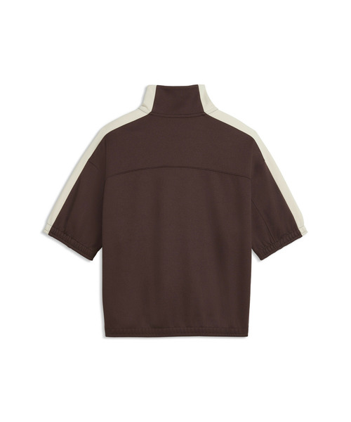 PUMA(プーマ)の「PUMA プーマ ウィメンズ T7 ショート スリーブ フルジップ ジャケット(ジャージ・レディース・チョコ/ブラック・LARGE/X-LARGE/SMALL/MEDIUM)」の10枚目の写真