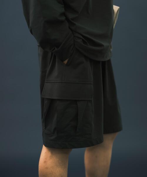 Wide Dad（ワイドダッド）の「Wide Dad　BREEZY TECH CARGO SHORTS（その他パンツ・メンズ・ネイビー/ブラック/チャコールグレー・2/1）」の9枚目の写真