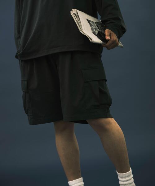 Wide Dad（ワイドダッド）の「Wide Dad　BREEZY TECH CARGO SHORTS（その他パンツ・メンズ・ネイビー/ブラック/チャコールグレー・2/1）」の10枚目の写真