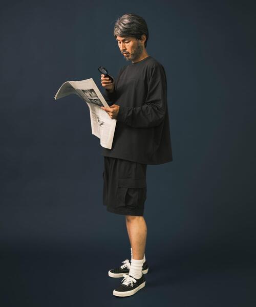 Wide Dad（ワイドダッド）の「Wide Dad　BREEZY TECH CARGO SHORTS（その他パンツ・メンズ・ネイビー/ブラック/チャコールグレー・2/1）」の12枚目の写真