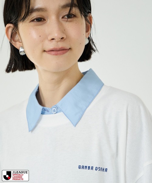 Mac-House(マックハウス)の「【Jリーグ】ガンバ大阪 デザインTシャツ GAMBA OSAKA(Tシャツ/カットソー・メンズ・チャコールグレー/ホワイト・M/L)」の4枚目の写真