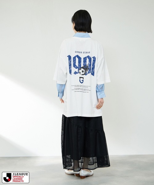 Mac-House(マックハウス)の「【Jリーグ】ガンバ大阪 デザインTシャツ GAMBA OSAKA(Tシャツ/カットソー・メンズ・チャコールグレー/ホワイト・M/L)」の6枚目の写真