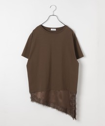 LEPSIM | サテンレースドッキングT 668376(Tシャツ/カットソー)